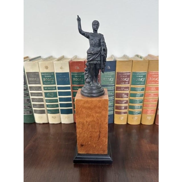 Century Bronze Augustus Statue For Sale In Washington DC - Image 6 of 8