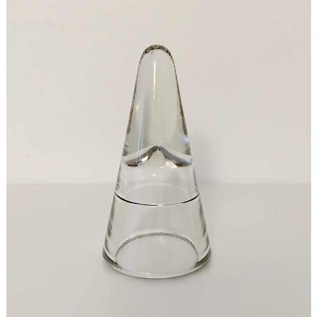 Vintage Cone Shape Glass Paperweights Set of 3 Chairish