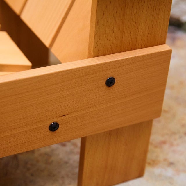 Child Wood Armchair Crate attributed to Rietveld attributed to Rietveld, 2005 For Sale - Image 15 of 18