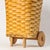 Antique Splint Wood Rolling Basket Cart For Sale In Rochester - Image 6 of 15