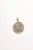 Contemporary Silver Tetradrachm Pendant W 22kt and Two Diamonds For Sale - Image 3 of 12