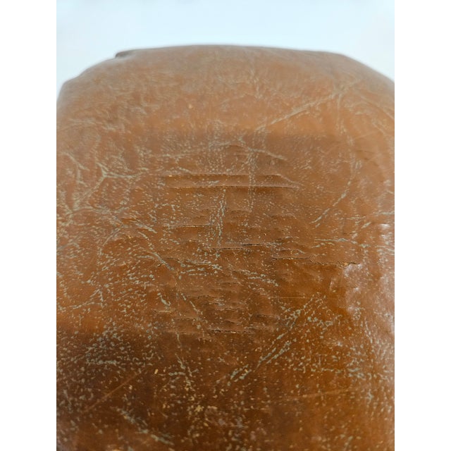 Southwest Horn and Leather Footstool For Sale - Image 16 of 17