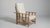 Wood French Oak Reclining Armchair with Bouclé Upholstery, Antique, France, Circa 1940 For Sale - Image 7 of 16
