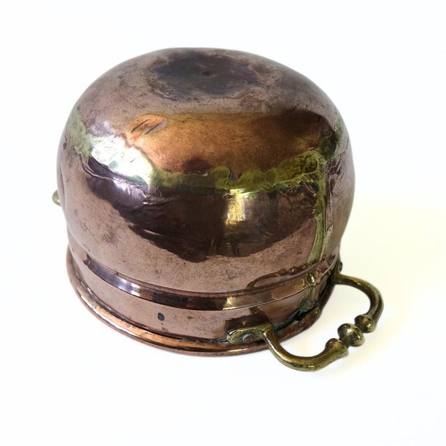 Large Copper Pot with Brass Handles, Sweden, 1900s, in Good conditions. Designed 1920 to 1949