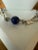 Metal Sterling Silver Lapis Lazuli Necklace Earrings Set - 3 Pieces For Sale - Image 7 of 11