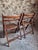 Vintage French Beech Wood Folding Chairs, 1970s, Set of 2 For Sale - Image 11 of 12
