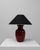 Mid 20th Century 20th Century German Red Ceramic Table Lamp For Sale - Image 5 of 18