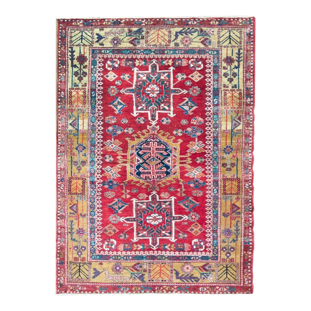 Early 20th Century Persian Karaja Rug For Sale