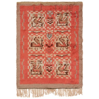 Swedish Rya Rug by Impi Sotavalta Doris Leslie Blau Collection For Sale