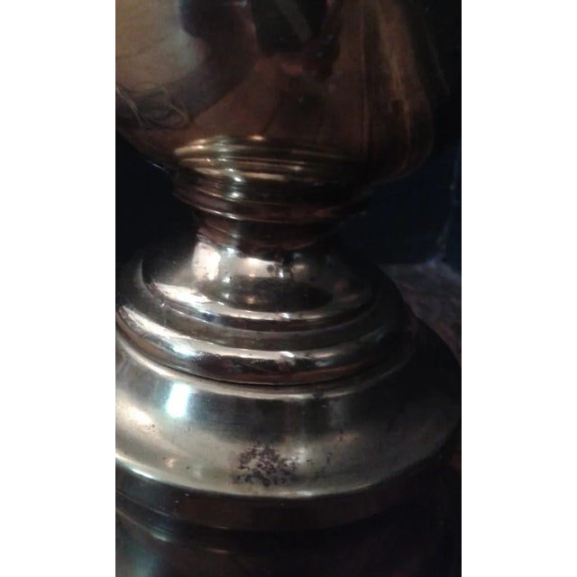 Metal 1960s Brass Table Lamp For Sale - Image 7 of 8
