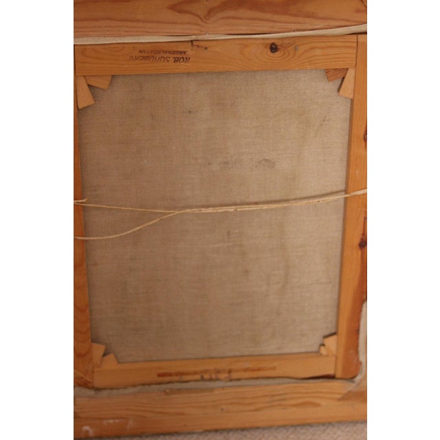 Philippe De Rougemont, Woman Portrait, 1950s, Oil on Canvas For Sale - Image 18 of 18