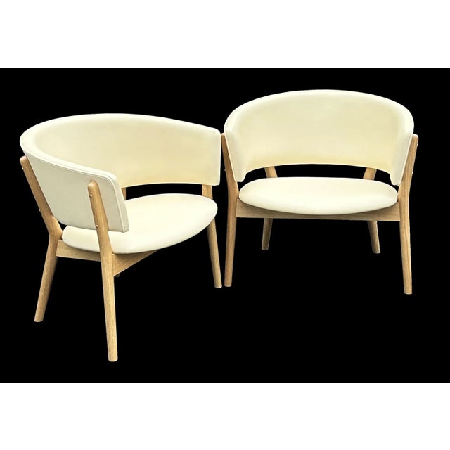 Nanna Ditzel Set of Nd83 Chairs by Nanna Ditzel for Snedkergaarden For Sale - Image 4 of 5