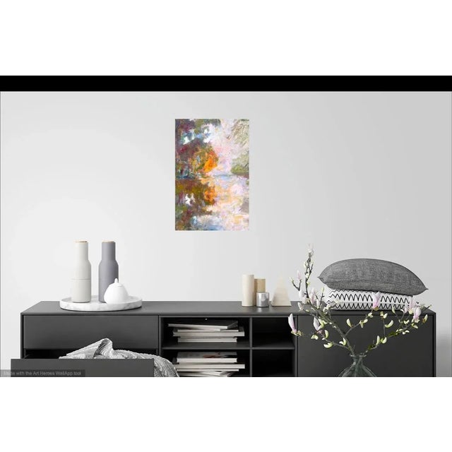 2020s Monet River Scene - Oil on Canvas For Sale - Image 5 of 6