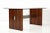 Jens Risom Vladimir Kagan Rosewood and Aluminum Desk/Dining Table For Sale - Image 4 of 12