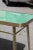 Golden Brass and Green Glass Top Coffee Table, 1950s For Sale - Image 9 of 11