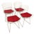 Wire Chairs by Harry Bertoia for Knoll Int., 1970s, Set of 4 For Sale