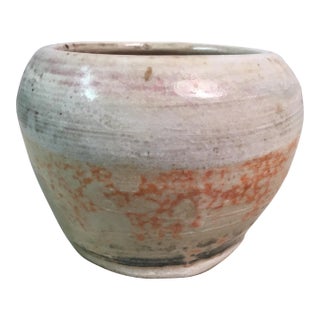 Studio Stone Ware Vase by Tharp For Sale