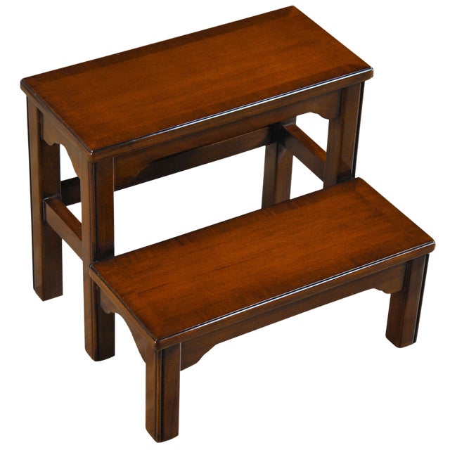 Niagara Furniture Mahogany Bed Step For Sale