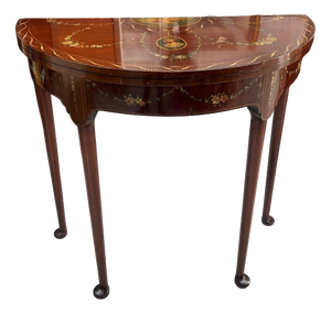 Antique Fold Over Games Table