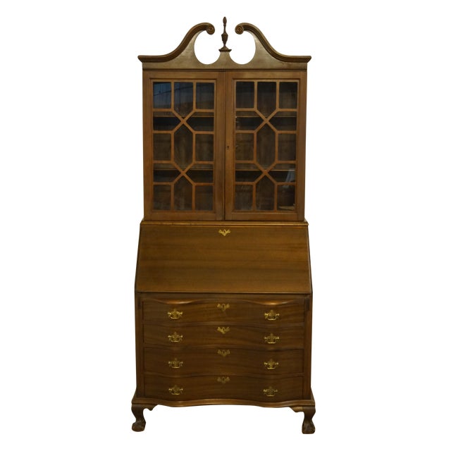 Hendrick Furniture Co. Falconer, Ny Walnut Traditional Chippendale