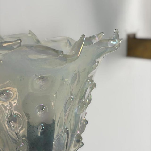 Metal Murano Glass Medusa Sconces from Ercole Barovier, 1940s, Set of 2 For Sale - Image 7 of 17