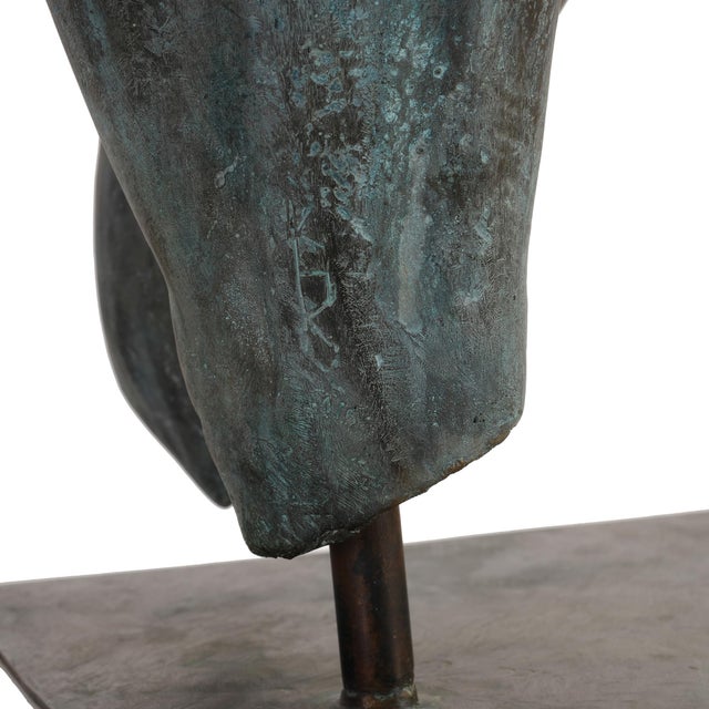 Modern Karl-Heinz Krause, Large Torso Sculpture, 1968, Bronze For Sale - Image 3 of 11