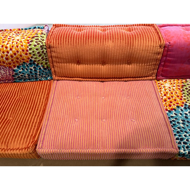 Roche Bobois Roche Bobois Attributed Mah Jong Modular Sofa by Hans Hopfer For Sale - Image 4 of 8