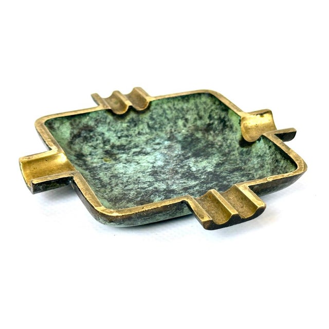 Vintage Austrian Brass Ashtray attributed to Franz Hagenauer, 1950s For Sale - Image 9 of 9