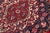 1980s Retro Persian Tabriz Red/Blue Wool Rug - 9'10'' X 12'7'' For Sale - Image 5 of 10