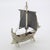 Vintage Italian Handmade Silver Ship Figurine, 1980s For Sale - Image 6 of 12