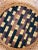 Vintage Circular Wicker Tray For Sale - Image 4 of 6