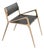 "Tmlss" Chair, With Bronze and Tailor Made Woven Leather For Sale