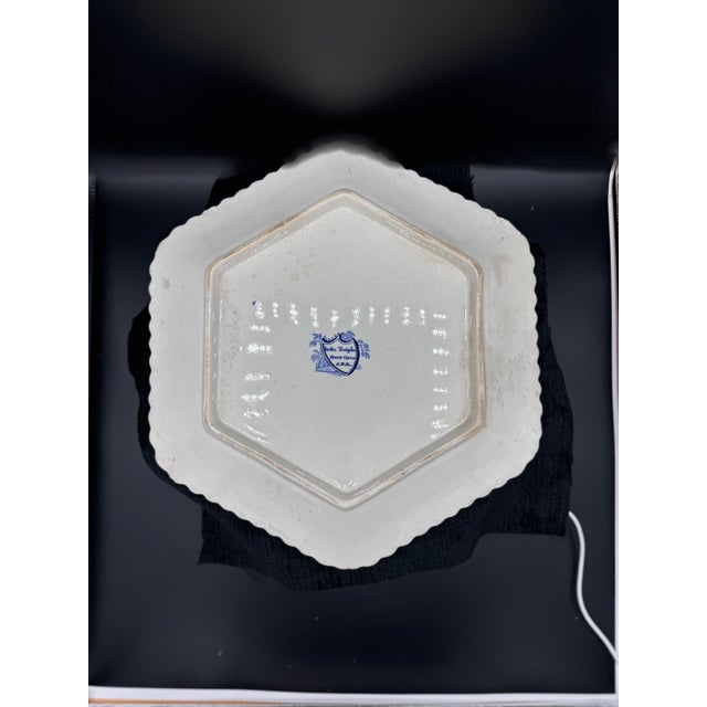 Blue & White Tureen & Platter “India Temple” Pattern For Sale - Image 11 of 12