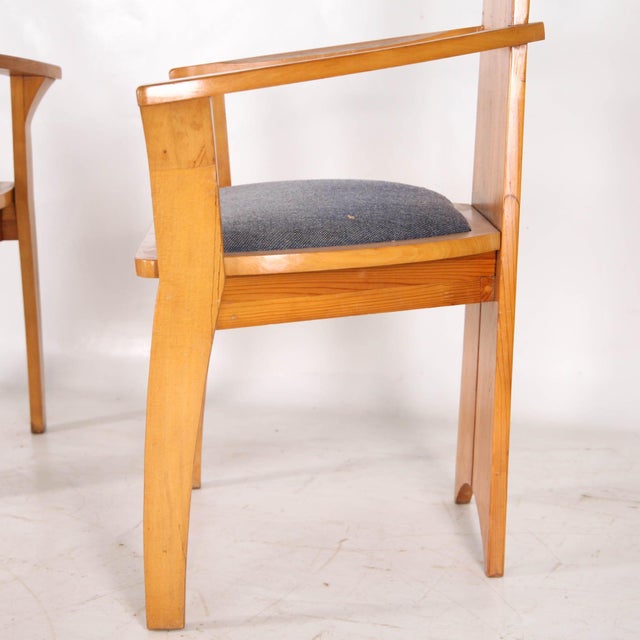 Vintage Japanese Armchairs, 1992, Set of 2 For Sale - Image 9 of 17