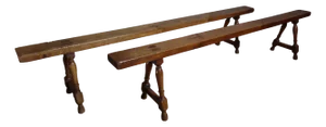 Set of Vintage Benches in Cherry