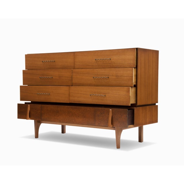 Mid 20th Century Vintage Mid Century "Double Dresser" by John Keal for Brown Saltman For Sale - Image 5 of 9