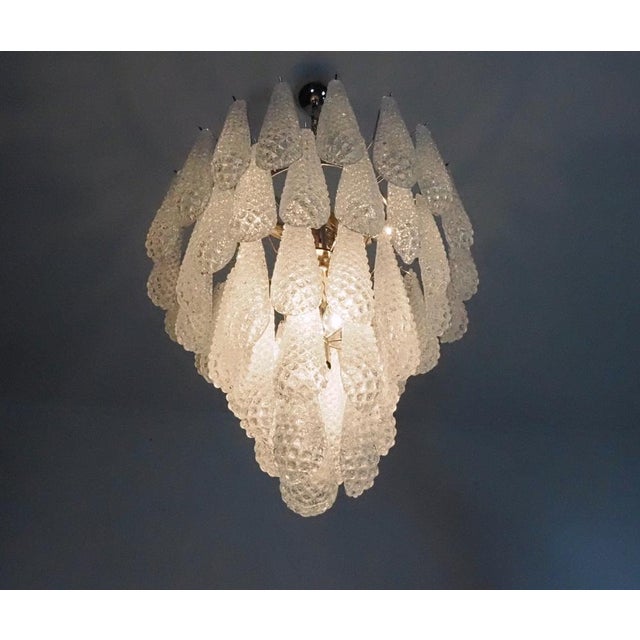 Vintage Italian Murano Chandelier, 1990 For Sale - Image 12 of 18
