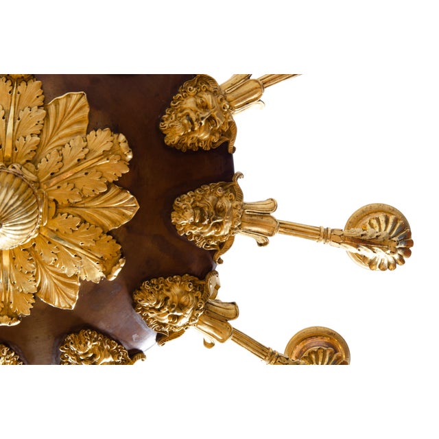 Early 19th Century Charles X Bronze and Ormolu Chandelier For Sale - Image 5 of 13