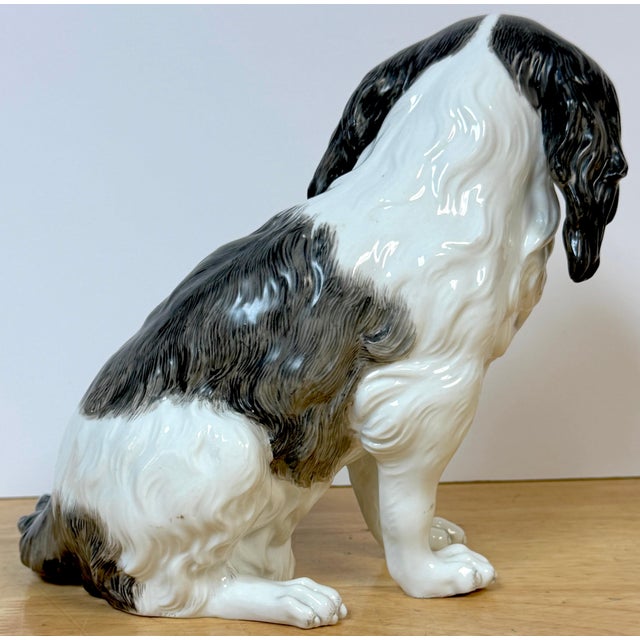 19th Century Vienna Porcelain Model of a King Charles Spaniel For Sale - Image 11 of 11