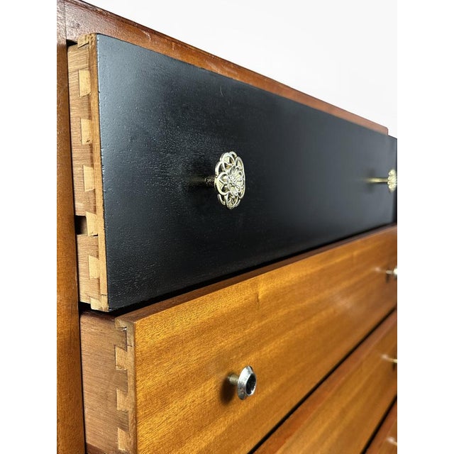 Vintage Tallboy Chest of Five from Lebus, 1950s For Sale - Image 14 of 17