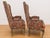Stunning, matched pair of vintage French Provincial wingback accent chairs by the historic Cochran Chair Co. Prestige...