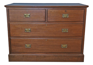 Antique Art Nouveau Chest of Drawers in Mahogany, 1910