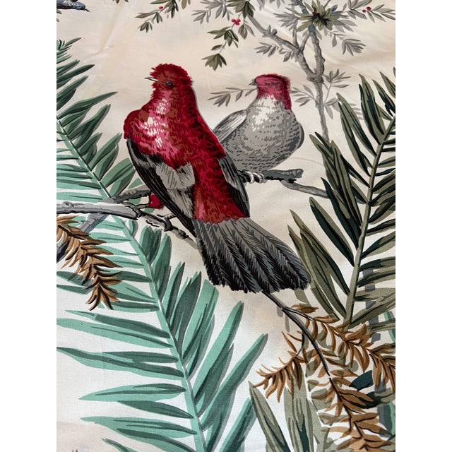 1980s Brunschwig and Fils Glenrinnes Lodge Cotton Print Fabric For Sale - Image 5 of 7