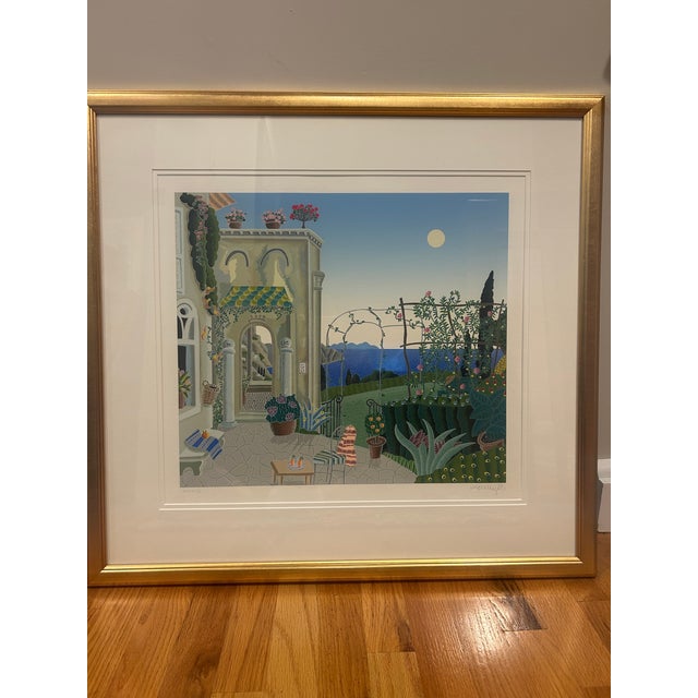 Thomas Frederick McKnight Amalfi Coast Suite: Ravello Garden 2000-Italy Limited Edition Print : Serigraph on Paper Size:...
