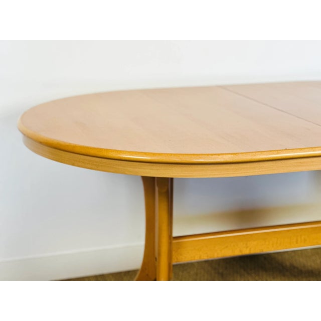Vintage Oval Dining Room Table, 1960s For Sale - Image 12 of 13