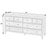 Traditional Flagstaff 64 in. W Rectangular Wood 8 Drawer Dresser, Black Cane For Sale - Image 3 of 8