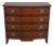 Theodore Alexander Bow Front Mahogany Chest For Sale