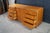 1960s American of Martinsville Art Deco Lowboy Burled Triple Dresser & Mirror MCM For Sale - Image 11 of 16