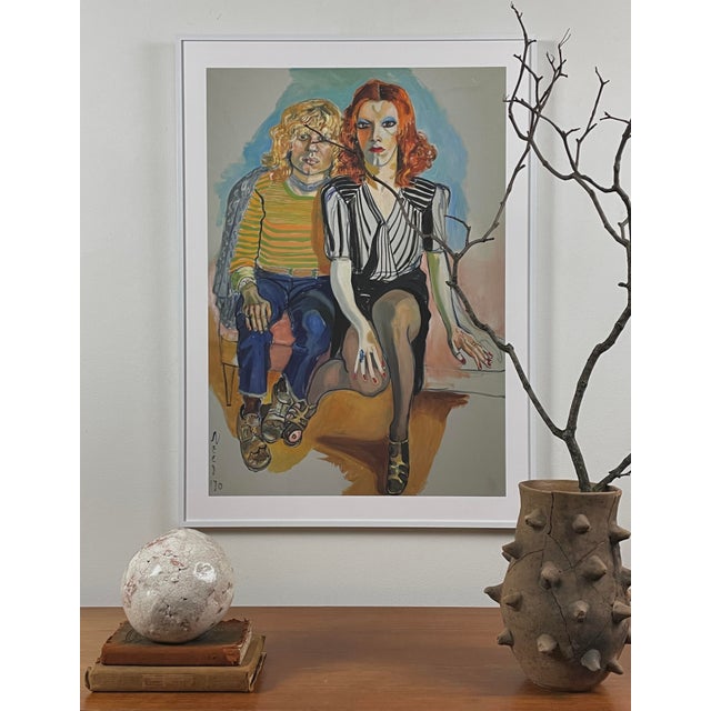 Figurative Alice Neel (1900-1984) - ‘Jackie Curtis and Rita Redd’ Archival Pigment Print, Framed For Sale - Image 3 of 5
