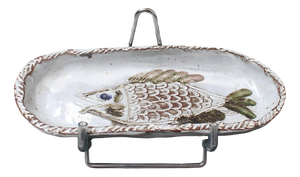 Vintage French Ceramic Tray by Albert Thiry, 1970s